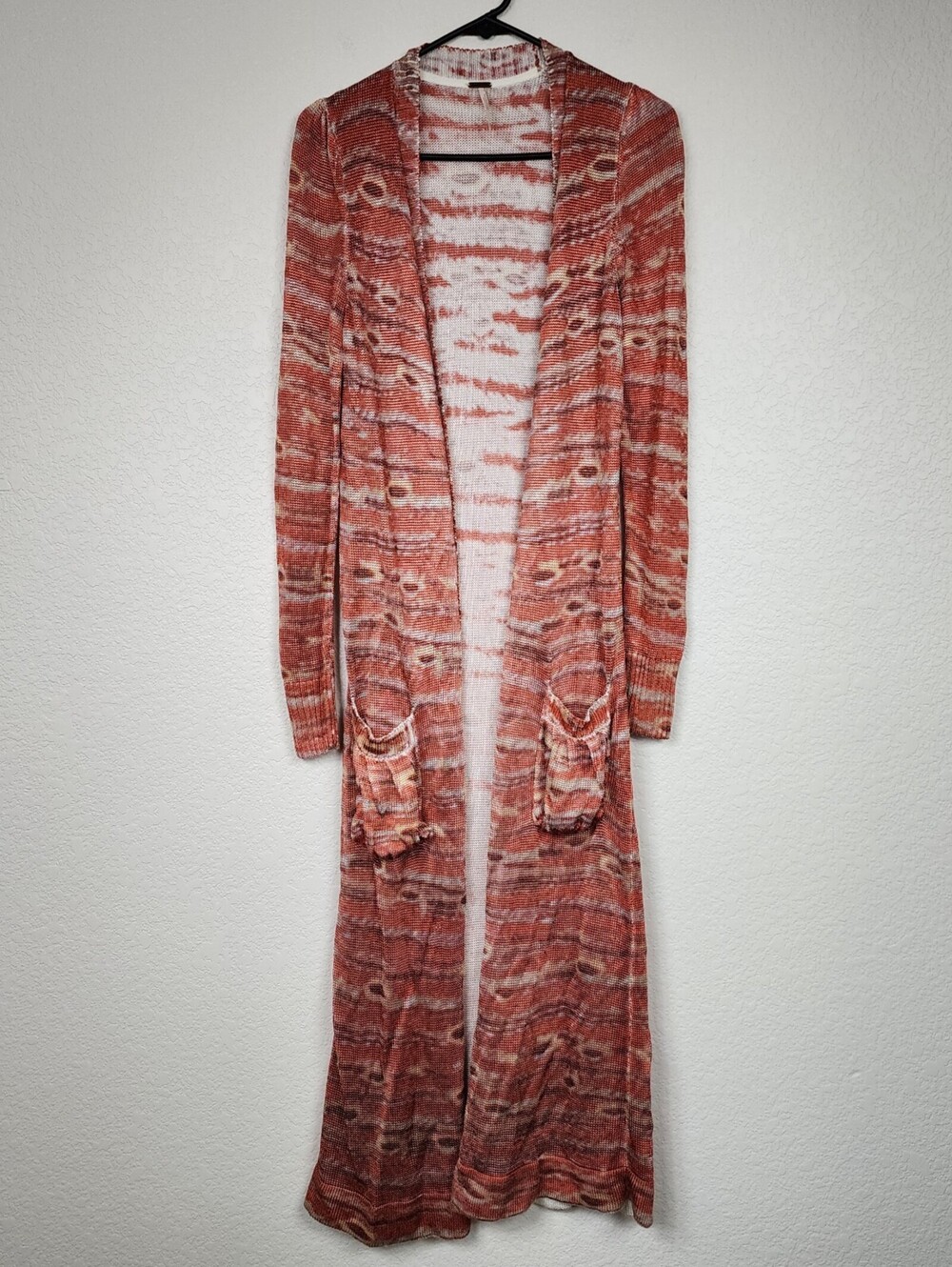 Free People $198 Knit Duster Cardigan Sweater